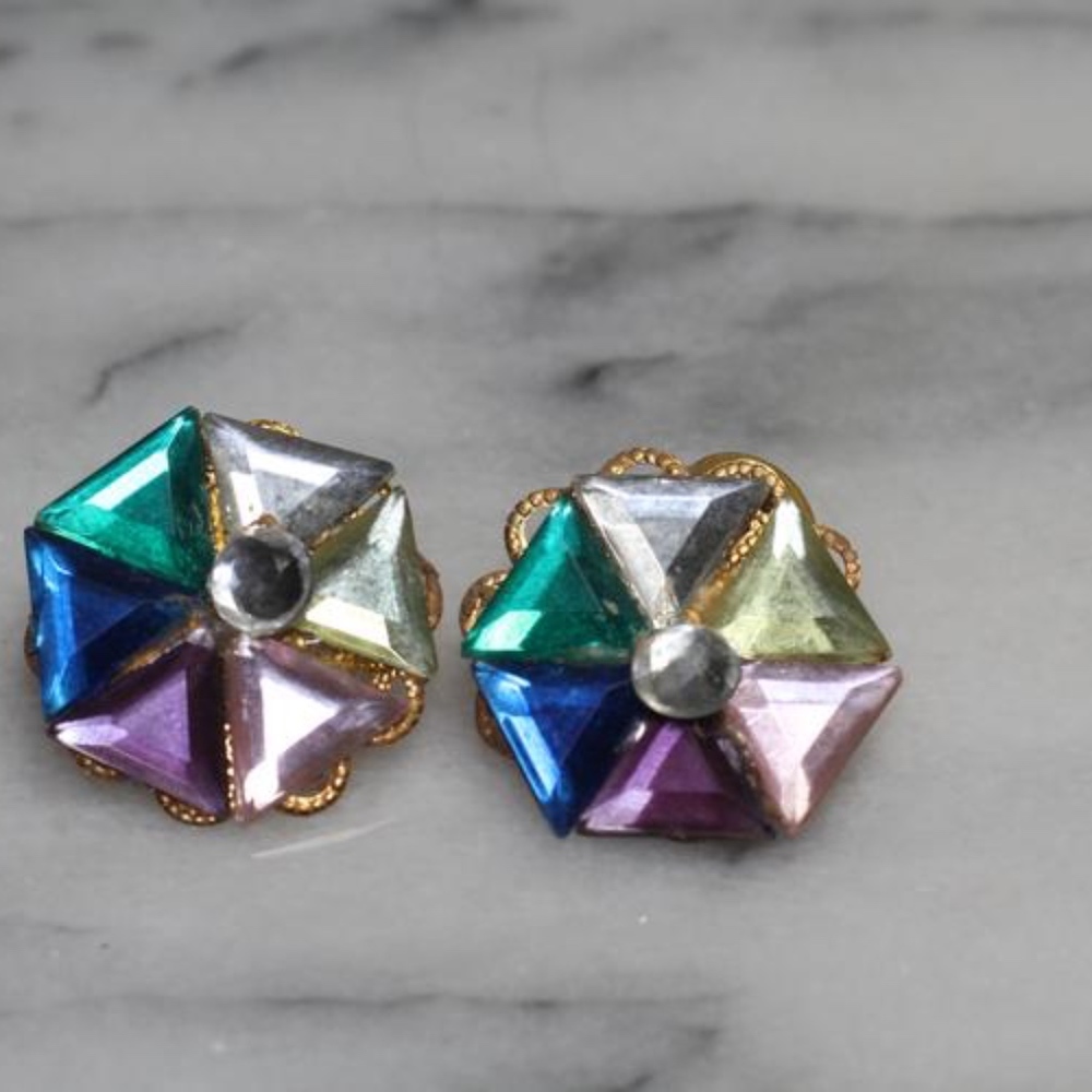 Multi Color Earring - Picture 6 of 6